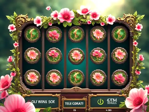Enchanted Garden pokie artwork at Wolf Winner Casino